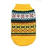 Fashion XXXL Dog Christmas Sweater with Snow Diamond Pattern Elegant Pet Clothes