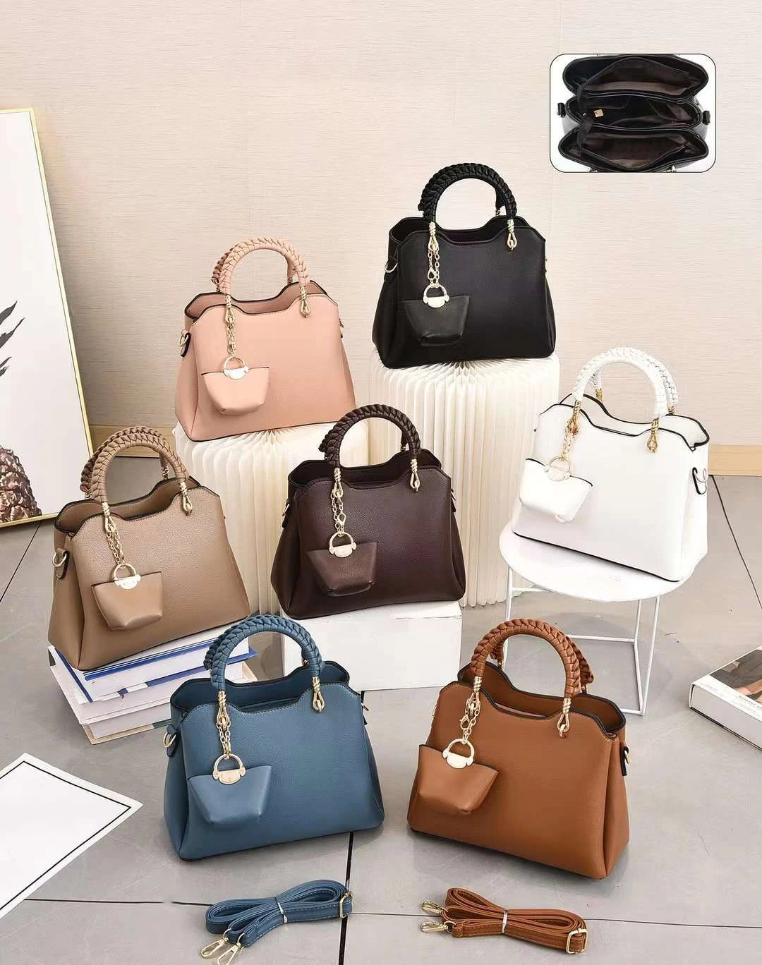 High-capacity Leather Messenger Bag Luxury Ladies Hand Bags Womens Handbags Shoulder Handbag Product