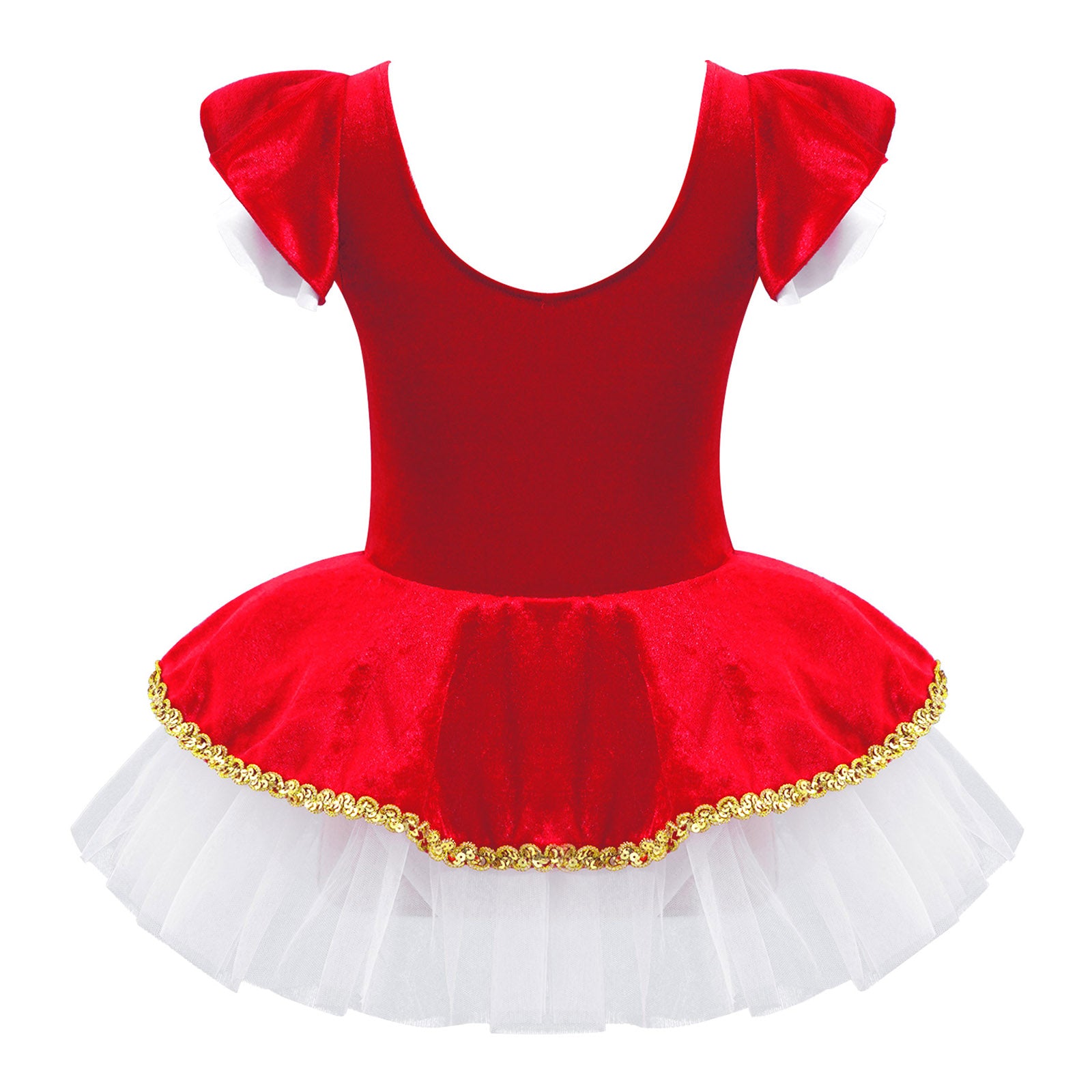 Kids Girls Children Dancer Ballet Dance Dress Gymnastic Leotard Tutu Princess Dress for Stage Performance Clothes Christmas Gift