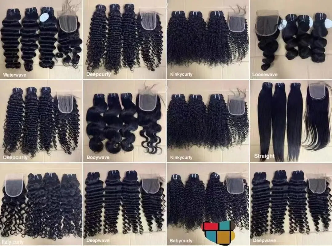 Wholesale 100% Unprocessed Cabello Humano Natural Raw Virgin Cuticle Aligned Indian Human Hair Water Wave Curly Bundles