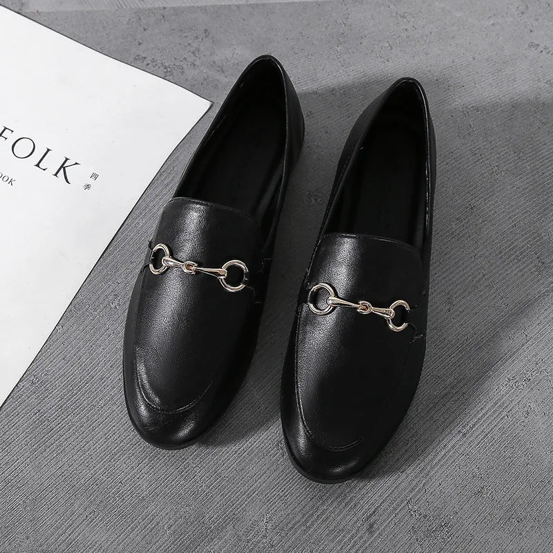 New Arrival Tassel-Trimmed Slip-On Loafers  Chunky Sole Women's Fashion Shoes with Platform Design Shoes