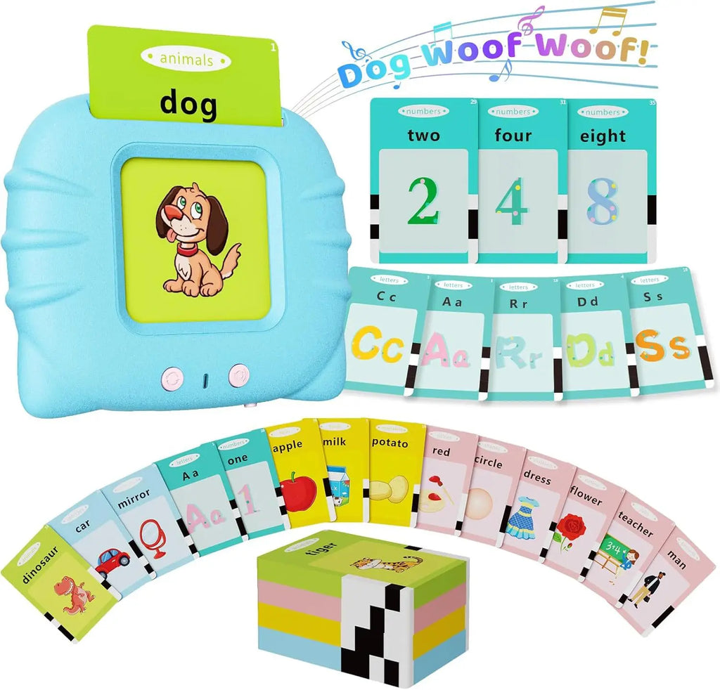 Kids Learning Flashcard Reader Speech Therapy Machine Toy Sight Words Children Educational Cognitive Cards Talking Flash Card