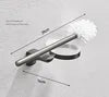 Gun Grey Bathroom Hardware Towel Bar Set Stainless Steel Bathroom Accessories Set