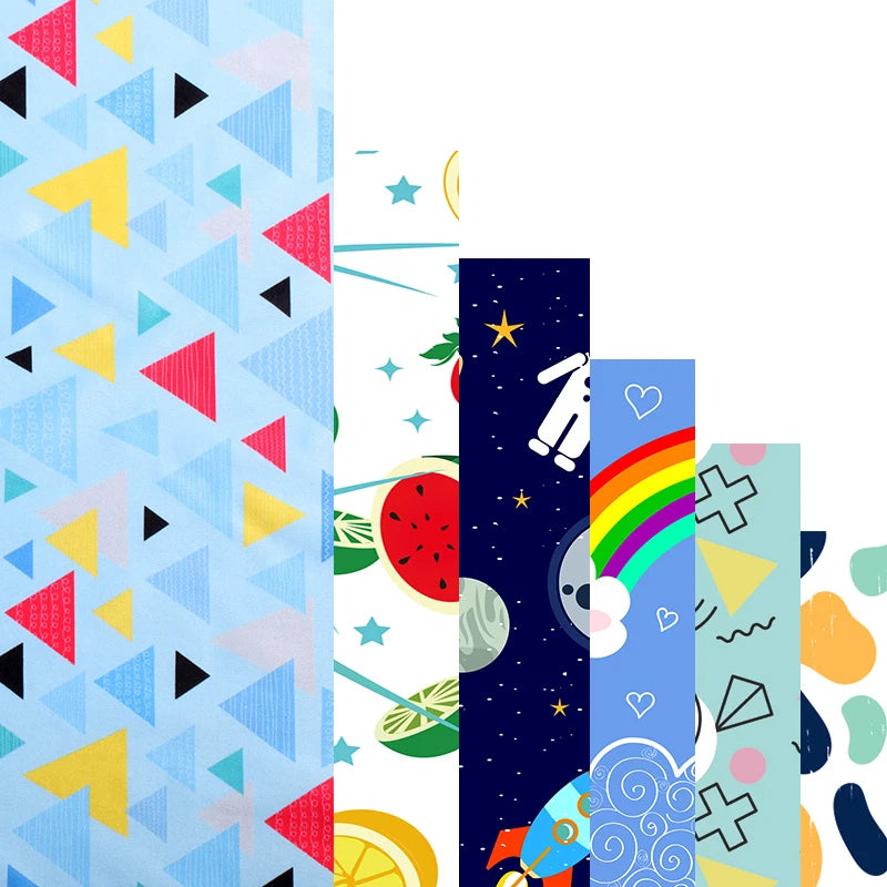 Washable Reusable TPU Digital Print Fabric PUL Fabric for Baby Reusable Cloth Diaper BPA Free Waterproof Fabric PUL for Wet Bag