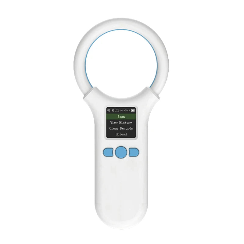 Animal Chip Scanner 134.2Khz 125Khz Pet Microchip Reader 500 Records Memory Animal Tag Reader