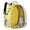 Portable Breathable Oxford Polyester Zipper Transparent Outside Cat Bag Pet Backpack Carrier for Cats