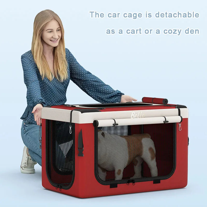 (Ready to Ship) Cheap Wholesale Manufacture Pet Stroller Detachable Carrier Multipurpose Dog Stroller with Private Space