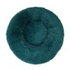 Hot Seller Soft Donut Round Pet Bed Cat Dog Cushion Fluffy Long Plush Waterproof Calming Dog Bed
