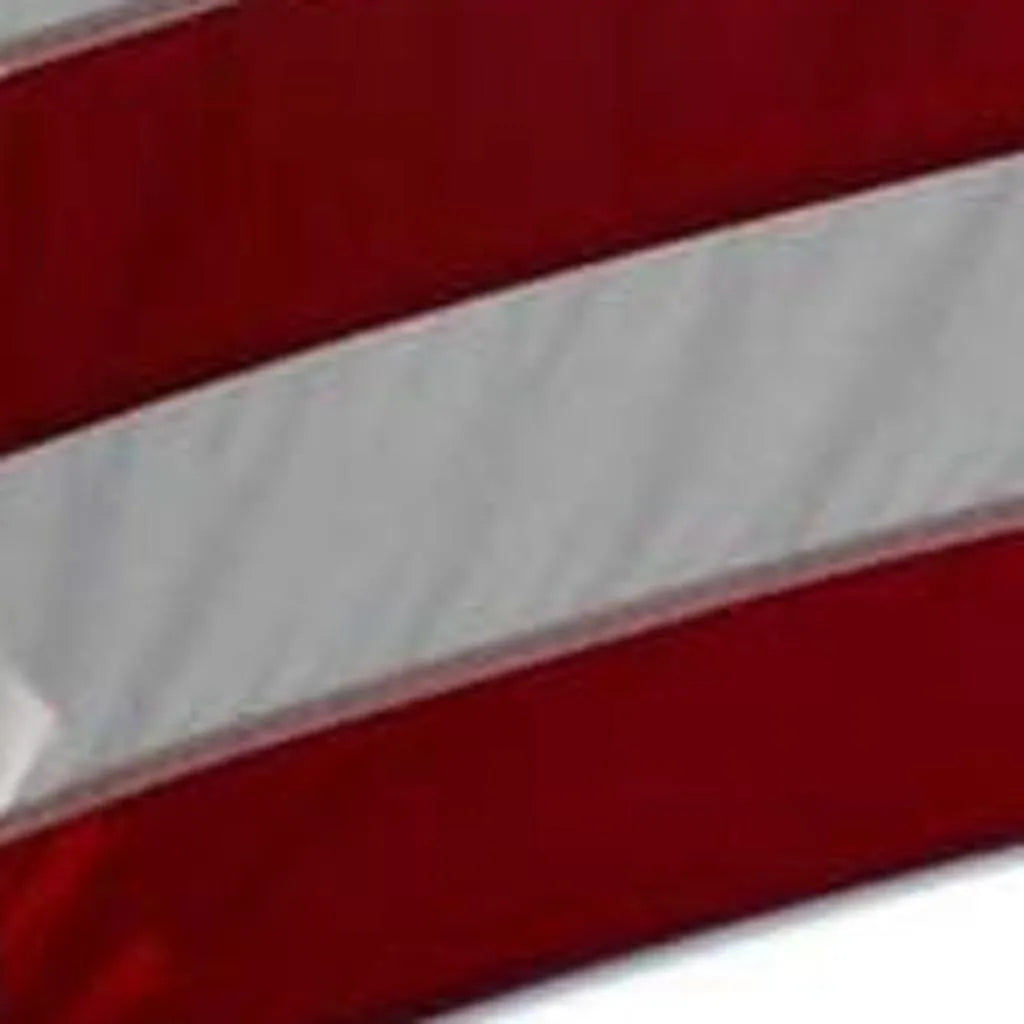 Set of Four American Flags HMS Embroidered Nylon Red White and Blue Display Accessories
