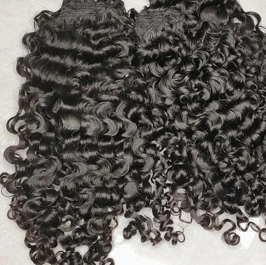 Wholesale Burmese Raw Kinky Curly Hair Weave Bundles 100% Raw Virgin  Hair Loose Deep Water Wave Human Hair Bundles
