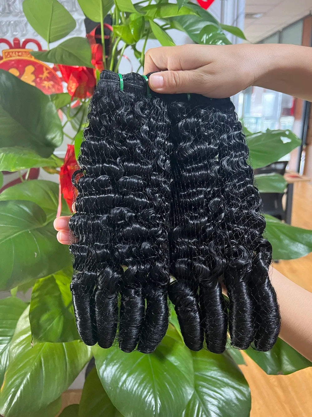 New Arrive Deep Water Curly Raw Vietnamese Human Hair Bundles 10A 12A Virgin Bundles Human Hair 100% 13*4 Lace Frontal