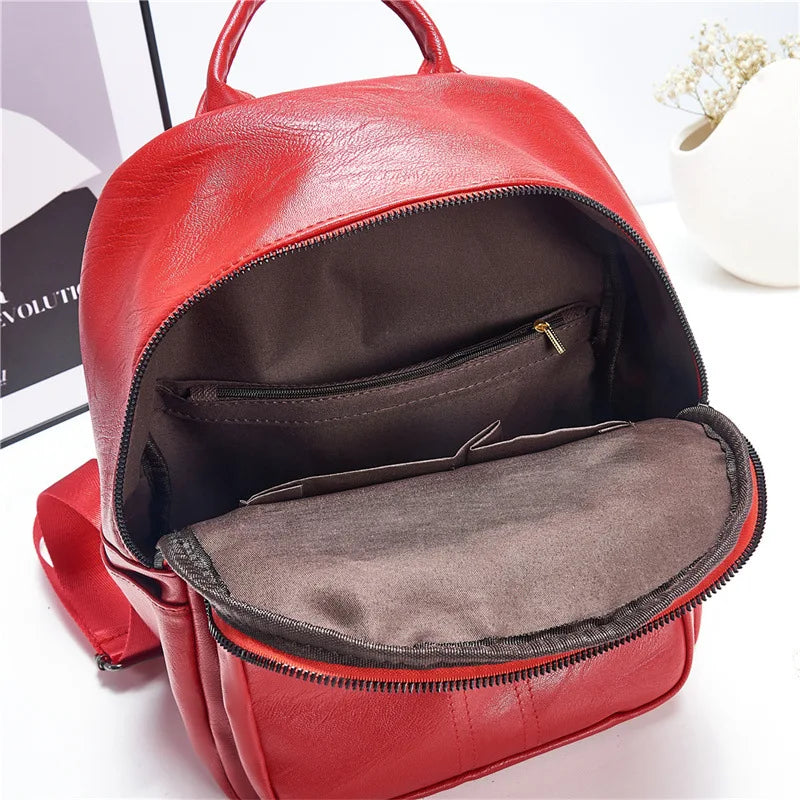 Designer Shoulder Bag Famous for Women Fashion Pu Leather Shoulder Bags High-Capacity Backpack