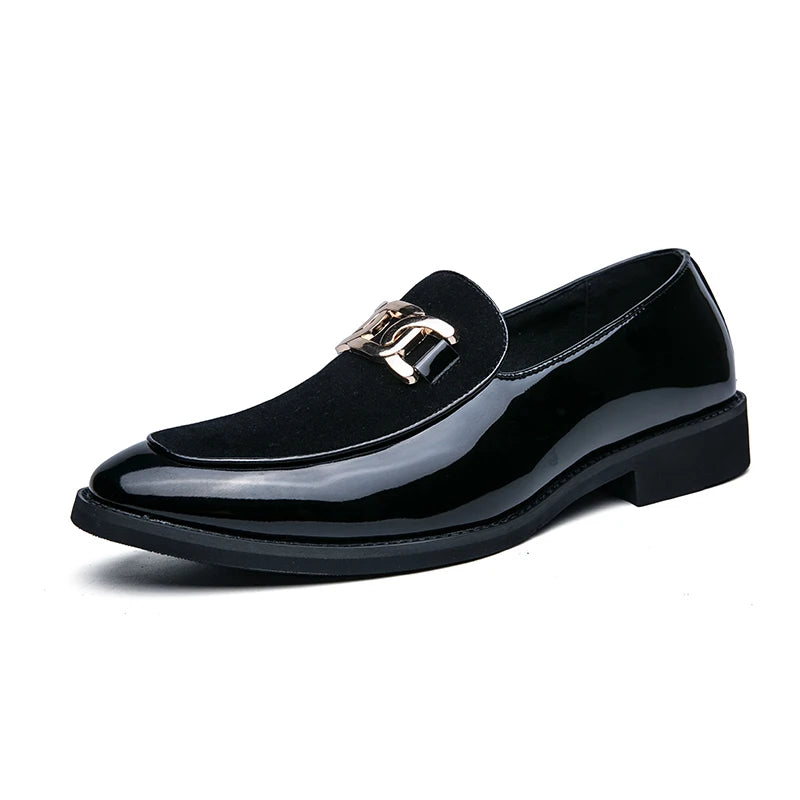 Size 37-44 Faux Suede Durable Fashion Design Lightweight Summer Casual Men Wedding Dress Shoes