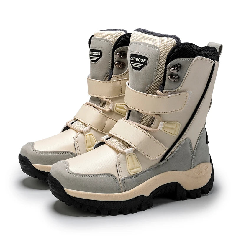 New Arrivals Mens Snow Boots Warming Snowproof Footwear Wholesale Sport Snowproof High-cut Snow Shoes for Men Cotton Shoes