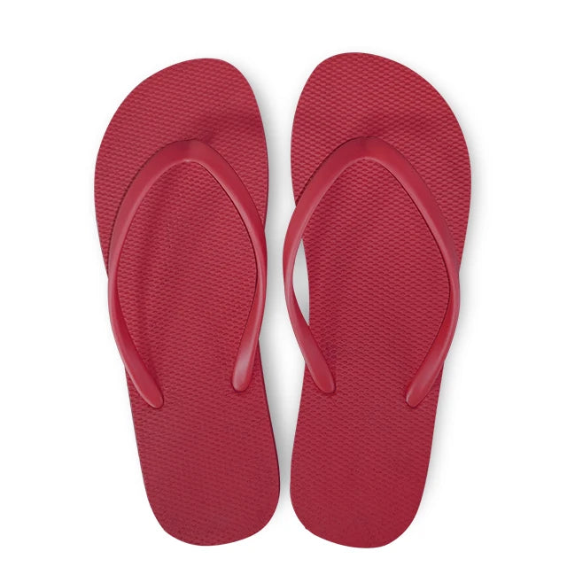 Ladies Mixed-Colour Non-Slip Waterproof Soft Rubber Flip-Flops Women's Beach Sandals for Spring Season