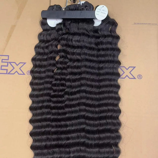 Deep Body Wave Virgin Remy Hair Human Natural Straight Burmese Kinky Curly Hair Bundles Single Donor Indian Hair Suppliers