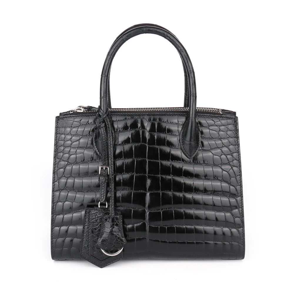 2024 Designer Classic Genuine Alligator Crocodile Leather Woman Handbags Famous Brands Crossbody Tote Hand Bags for Women