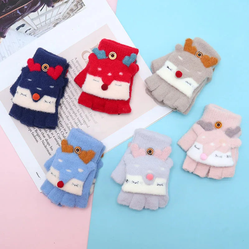 Wholesale Factory Direct Sales of Children's Gloves 100+ Styles of Mittens, Full-coverage Gloves, Half-coverage Student Gloves