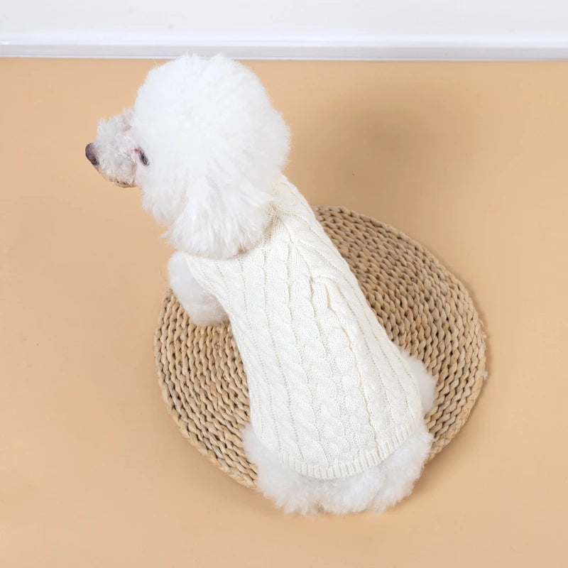 Pet Products Puppy Dog Cat Warm Winter Knit Sweater Vest Knitted Coat Jacket for Small Dog Dog Jumper Pet Clothes