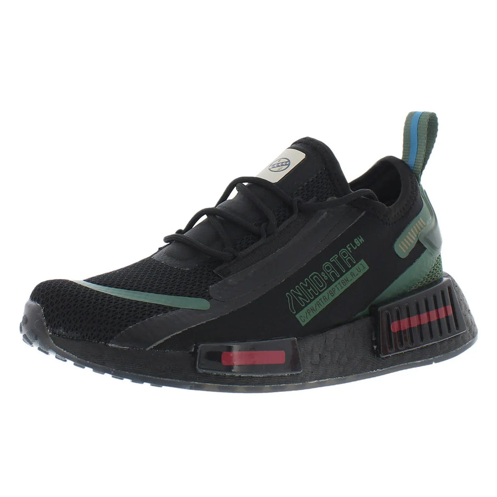 For Originals NMD_R1 MSS-GX6791 Spectoo Men's Fashion Sneakers Core Black/Green Oxide/Bliss Upper Knit Eva Insole | 100%