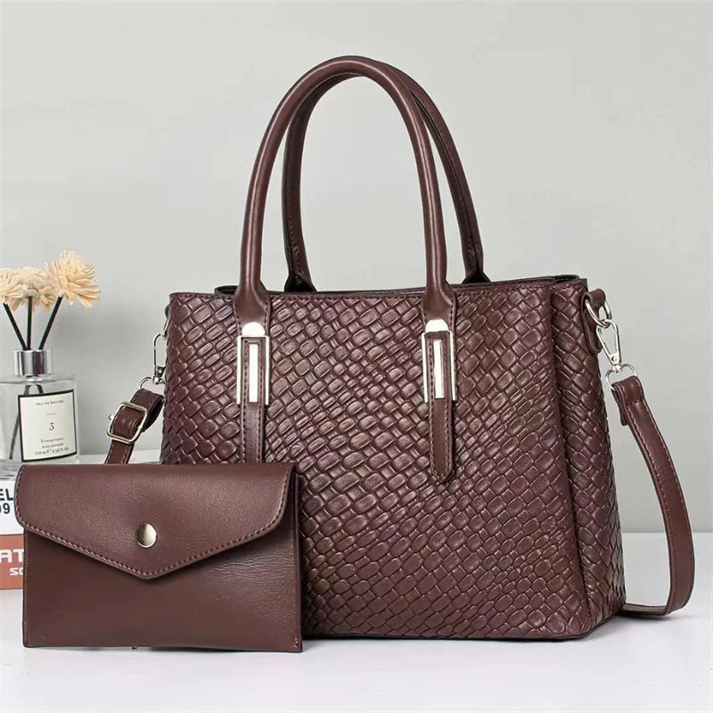2026 New Arrival High Quality Pu Handbags 2 in 1 Handbag Designer Bags Handbags Women Famous Brands Sets