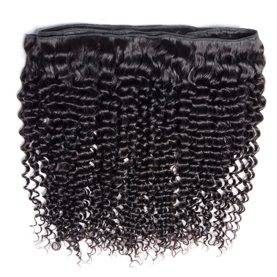 Virgo Kinky Curly Hair Bundles Brazilian Non-Remy Human Hair Extensions Bundles Thick Kinky Curly Bundles