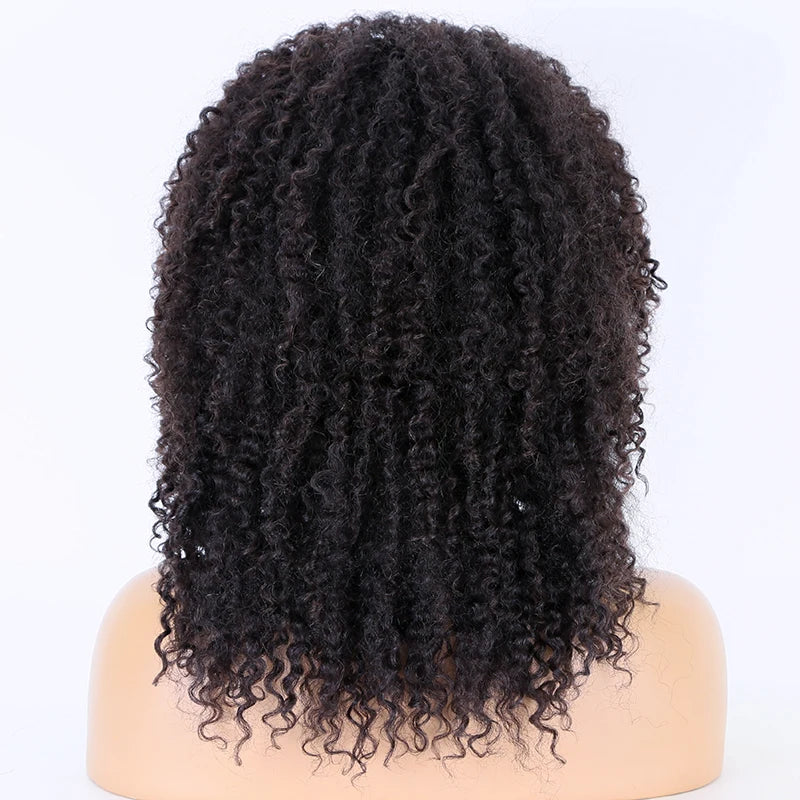 Premier 200% Density Brazilian Afro Kinky Curly Hair Headband Wig for Black Women