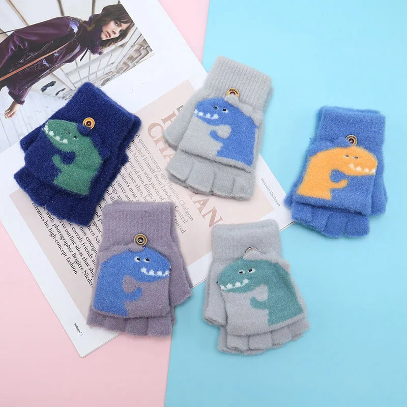 Wholesale Factory Direct Sales of Children's Gloves 100+ Styles of Mittens, Full-coverage Gloves, Half-coverage Student Gloves