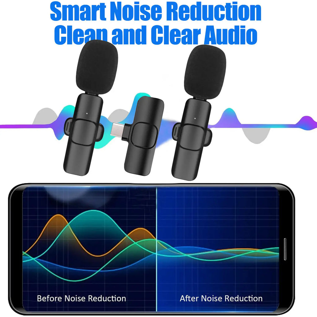 Wholesale K9 Wireless Lavalier Microphone with Noise Cancellation for Professional Audio Recording on Cameras and Smartphones