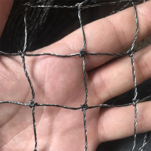 Factory Promotional Discounts 3X2M Black Cat Safety Net Breathable Nylon Animal Protection Pet Gates Pens Made Stainless Steel