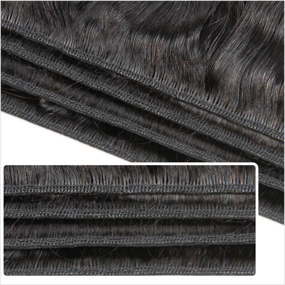 ALI GRACE Hair Brazilian Straight Human Hair 4 Bundles 100% Remy Human Hair Weaves Natural Color Straight Hair Bundle 10-28 inch