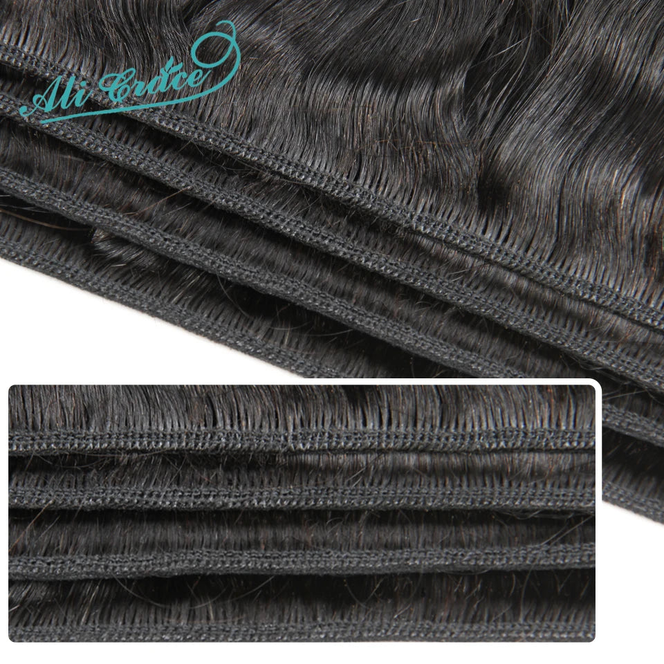 ALI GRACE Hair Brazilian Loose Wave Bundles 1 3 4 Pcs Human Hair Bundles 100% Remy Human Hair Extensions Hair Weaves Bundles
