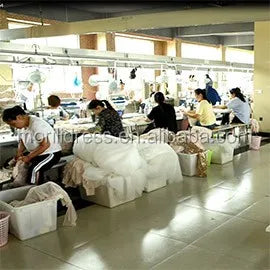 Morili Puffy Big Size Appliqued Lace Ball Gown Sheer Neck Long Sleeves Appliques Kids Wedding Flower Girl Dresses MFA295