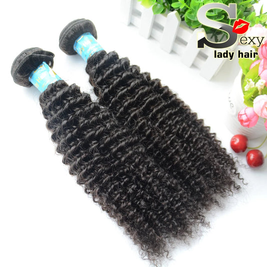 Ture Length 100% Human Hair Raw Curly Hair Extension Factory Price Wholesale Kinky Curly Hair