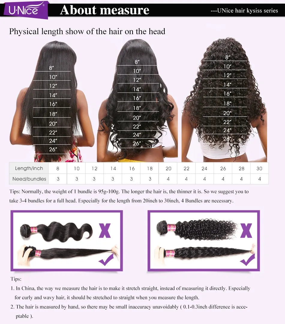 UNice Hair Kysiss Series Ombre Hair 3 Bundles Body Wave  Brazilian Hair Weave Bundles 3 Tone Blonde T1B/4/27 Virgin Human Hair