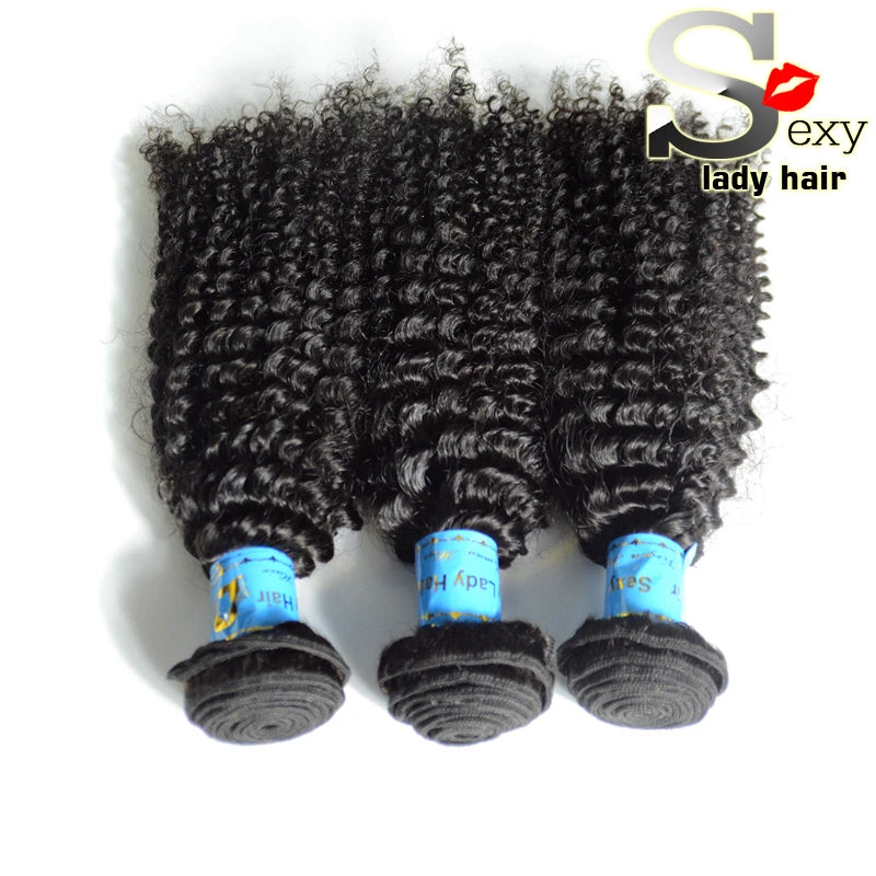 Ture Length 100% Human Hair Raw Curly Hair Extension Factory Price Wholesale Kinky Curly Hair
