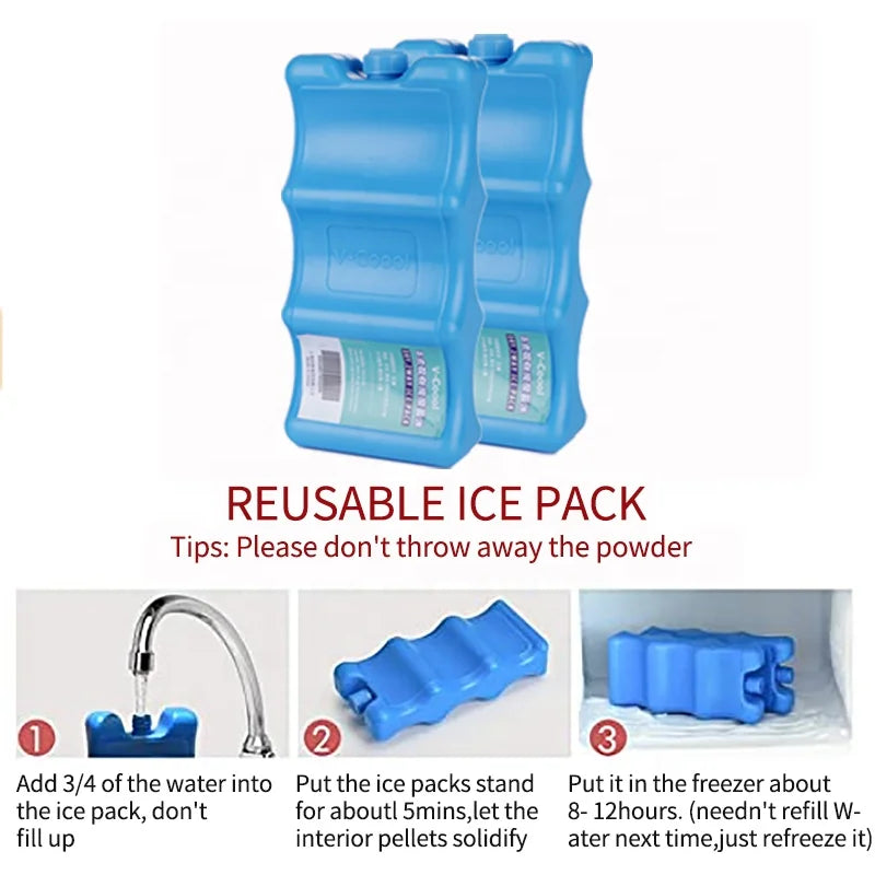 V-Coool Breast Milk Baby Bottle Cooler Bag/Mommy Travel Backpack/Portable Thermal Insulated Lunch Box for Women Men