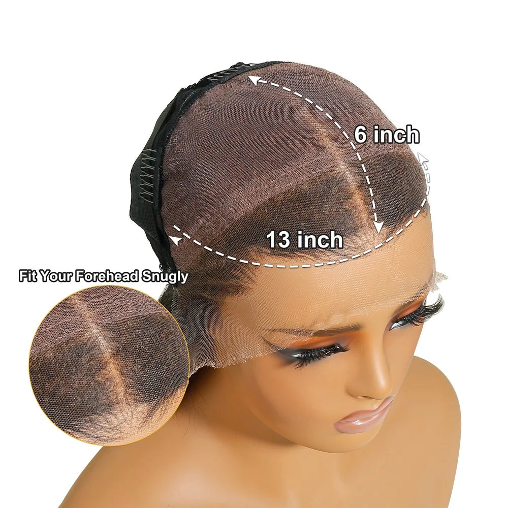 Hair Salon Best Choice JP 200 Density Preplucked Cambodian Long Body Wave 13x6 HD Lace Frontal Virgin Raw Human Hair Wig