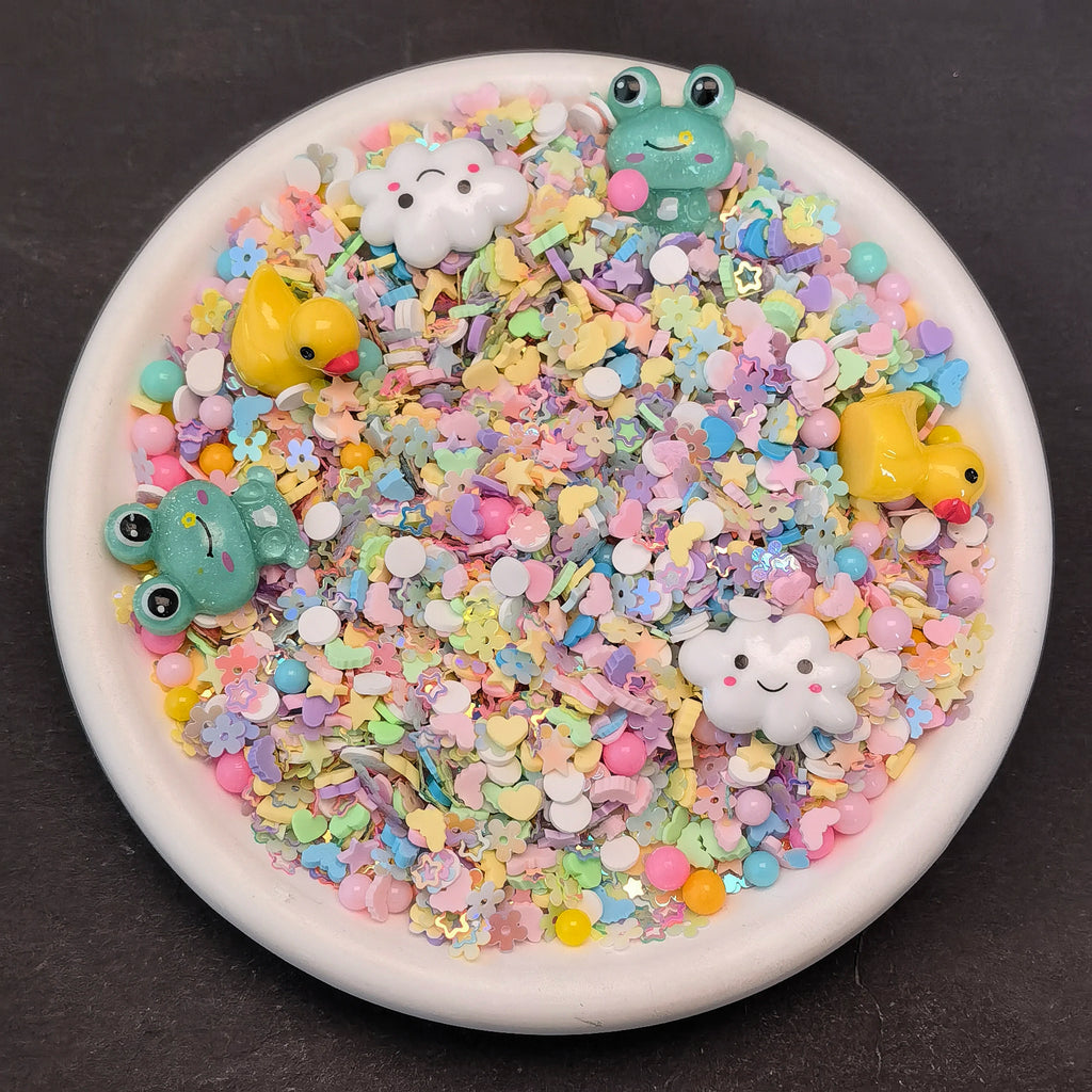1000g Wholesale 2025 New Animal Cartoon Handmade Glitter Animal Charm Beads DIY Handmade Slime Filler Toys DIY