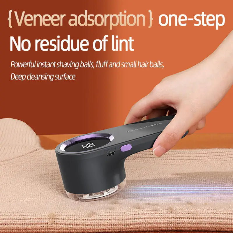 Electric Portable Lint Remover Fabric Shaver Rechargeable Sweater Shavers Electric Lint Remover for Clothes and Furniture