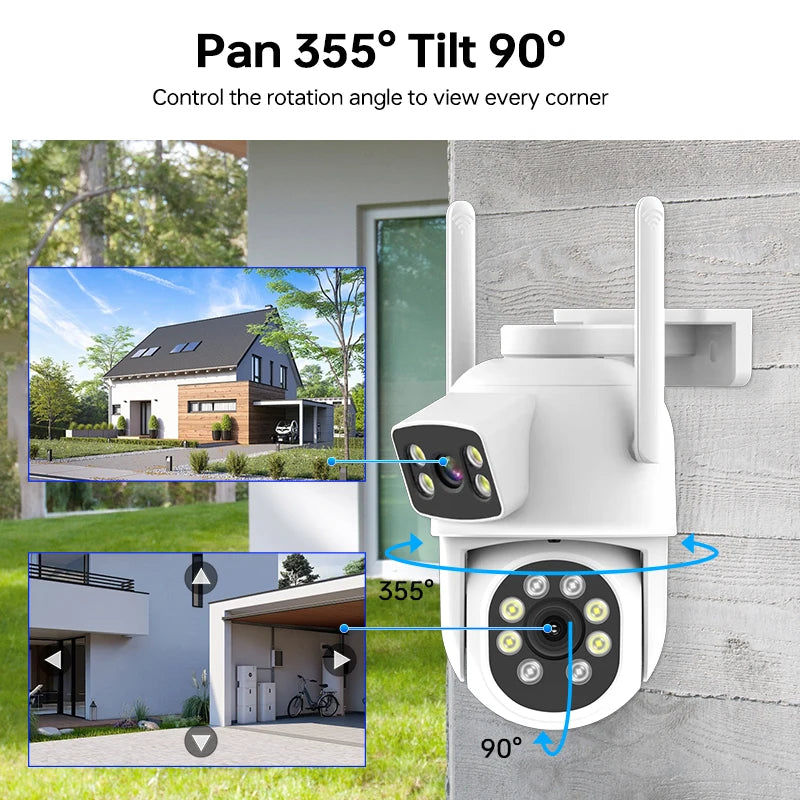 Smart Home IP Security Camera Baby Pet Camera Two-way Audio Video Record Remote Access Network Camera