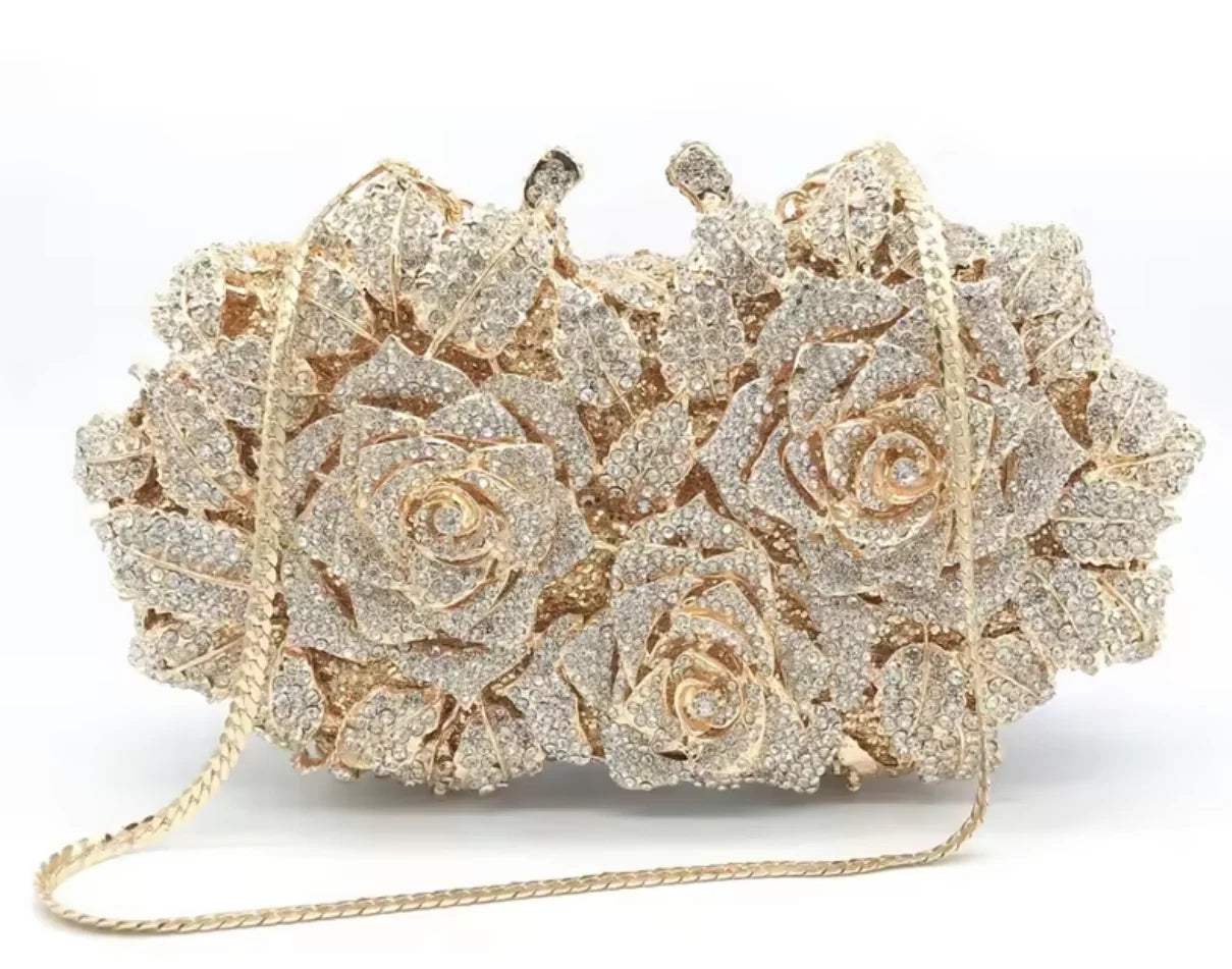 Factory Luxury Clutches Evening Bags Pink Heart Rhinestone Bag Heart Shape Purse Crystal Handbag Party Bags Women