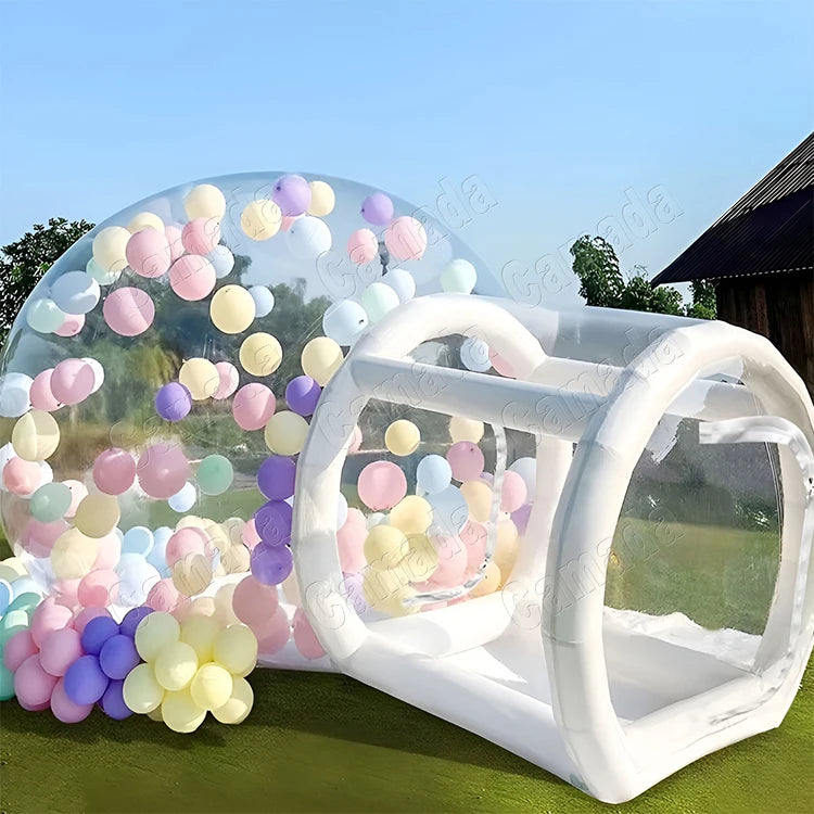Inflatable Bubble Tent PVC Clear Igloo Dome Tent Outdoor Wedding Party Bubble House Inflatable Balloon for Kids and Adults