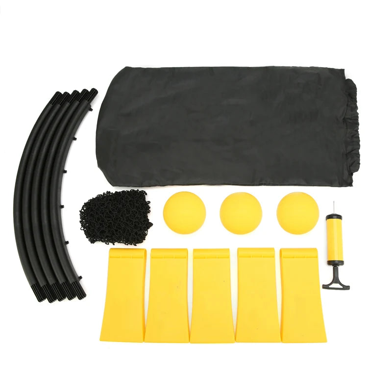 Hign Quality Spike Ball Game Kits 90x20cm Family Vacation Portable Outdoor Indoor Sports ABS Beach Toys Custom Logo