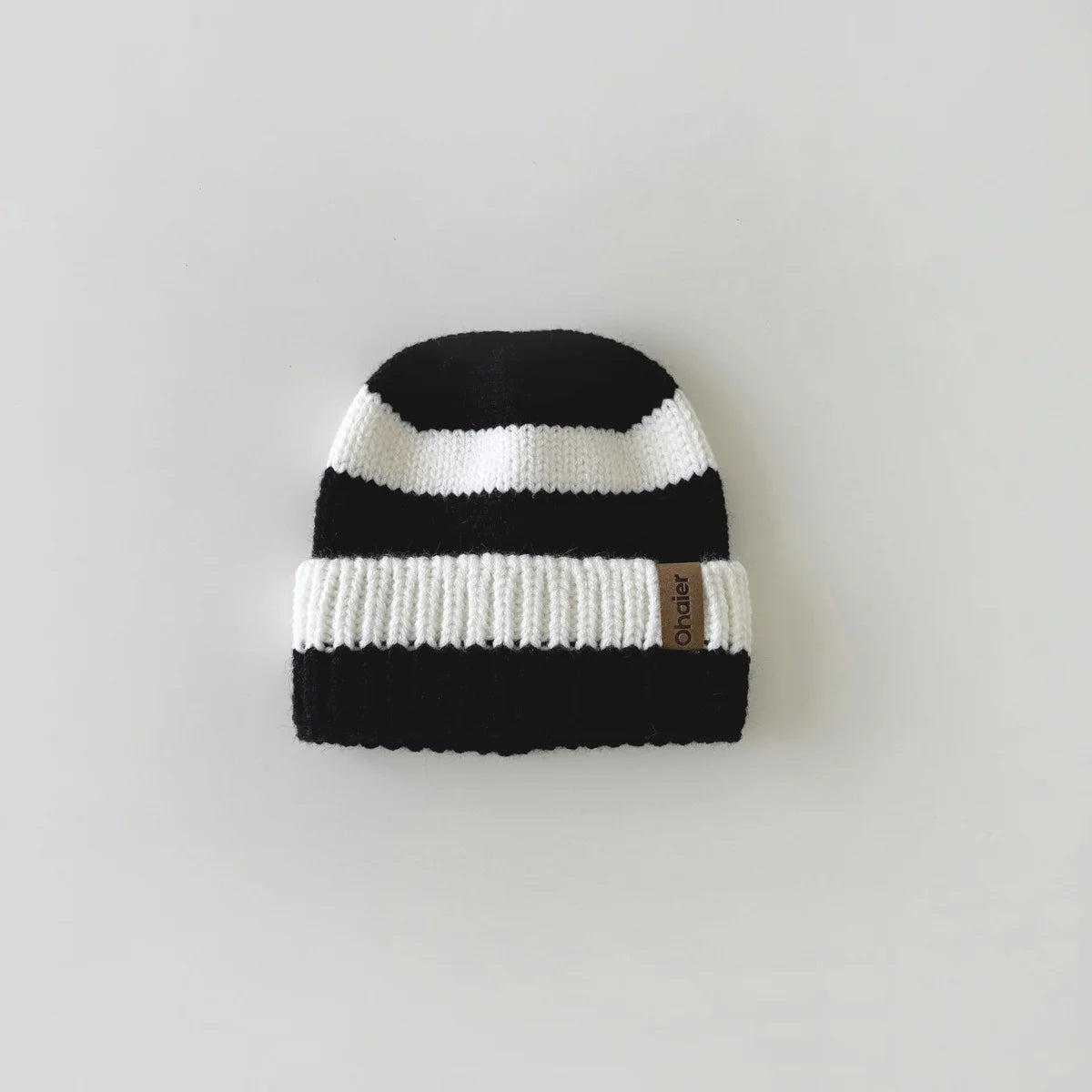 2024 High Quality Warm Baby Kids Toddler Boy Autumn Winter Stripe Baby Knitted Hats Kids Girls Boys Beanies Hat for Kids