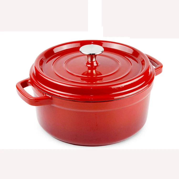 Cast Iron Enamel Pot Cookware Carbon Steel Enamel Dutch Oven Pot Set