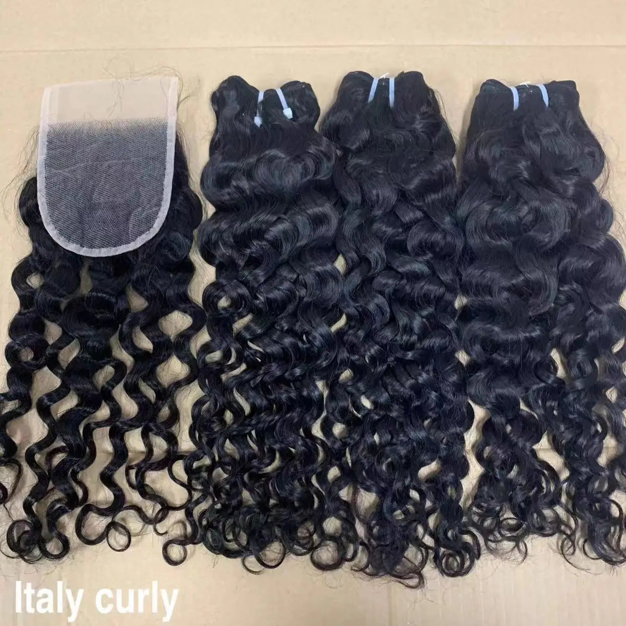 Premium Burmese Curly Virgin Remy Hair Extensions - 100% Natural Black Human Hair Bundles