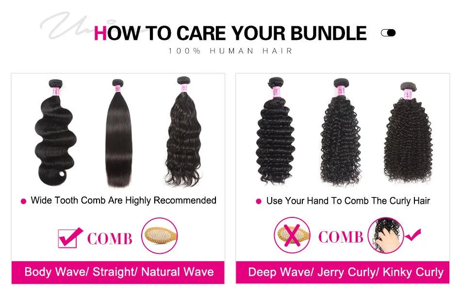 UNice #27 Honey Blonde Human Hair Bundles 3PCS Deal Bone Straight Hair Bundles 100Grams Per Bundle Sew In Extension Quick Weaves