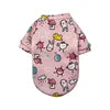 2022 Hot Sale Designer Printed Luxury Pet Dog Hoodies Jackets Wholesale Custom Fashionable Clothing Made From Cotton and Nylon
