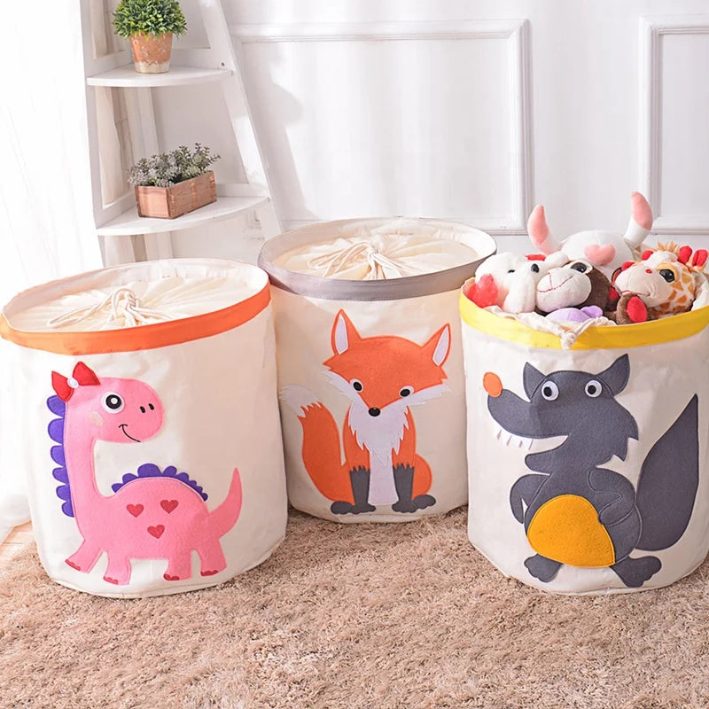 Wholesale Cute Animal Print Foldable Laundry Bag New Innovations for Chinese Factories Low Prices Laundry Hamper